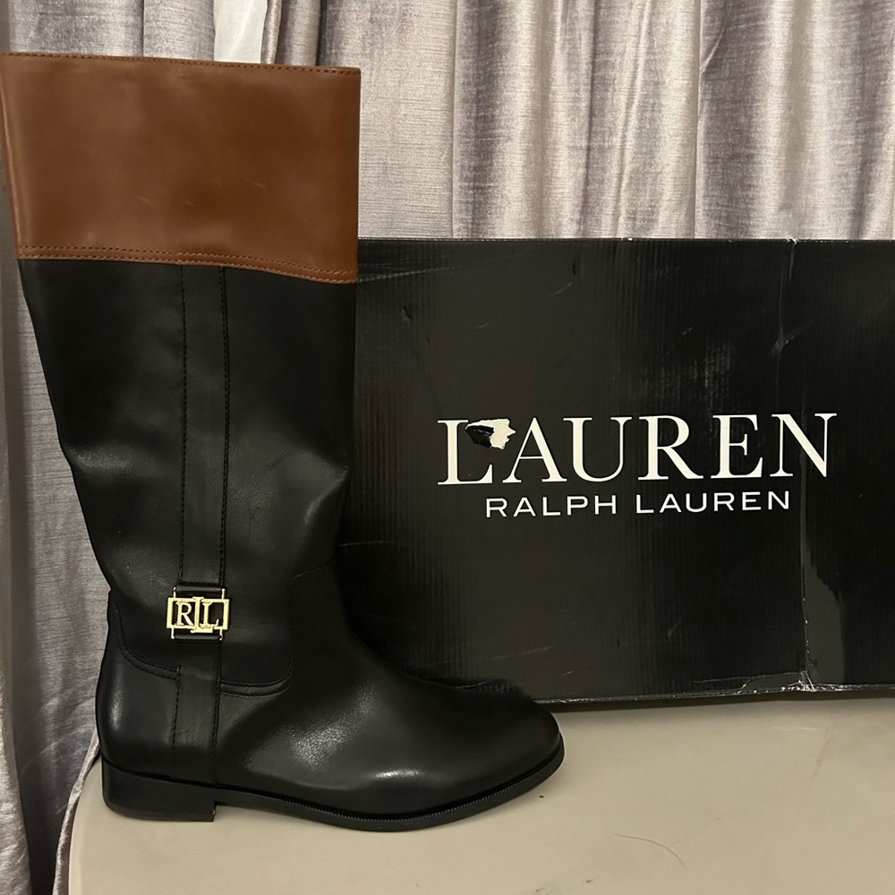 Size 11B Lauren Ralph Lauren leather riding boots